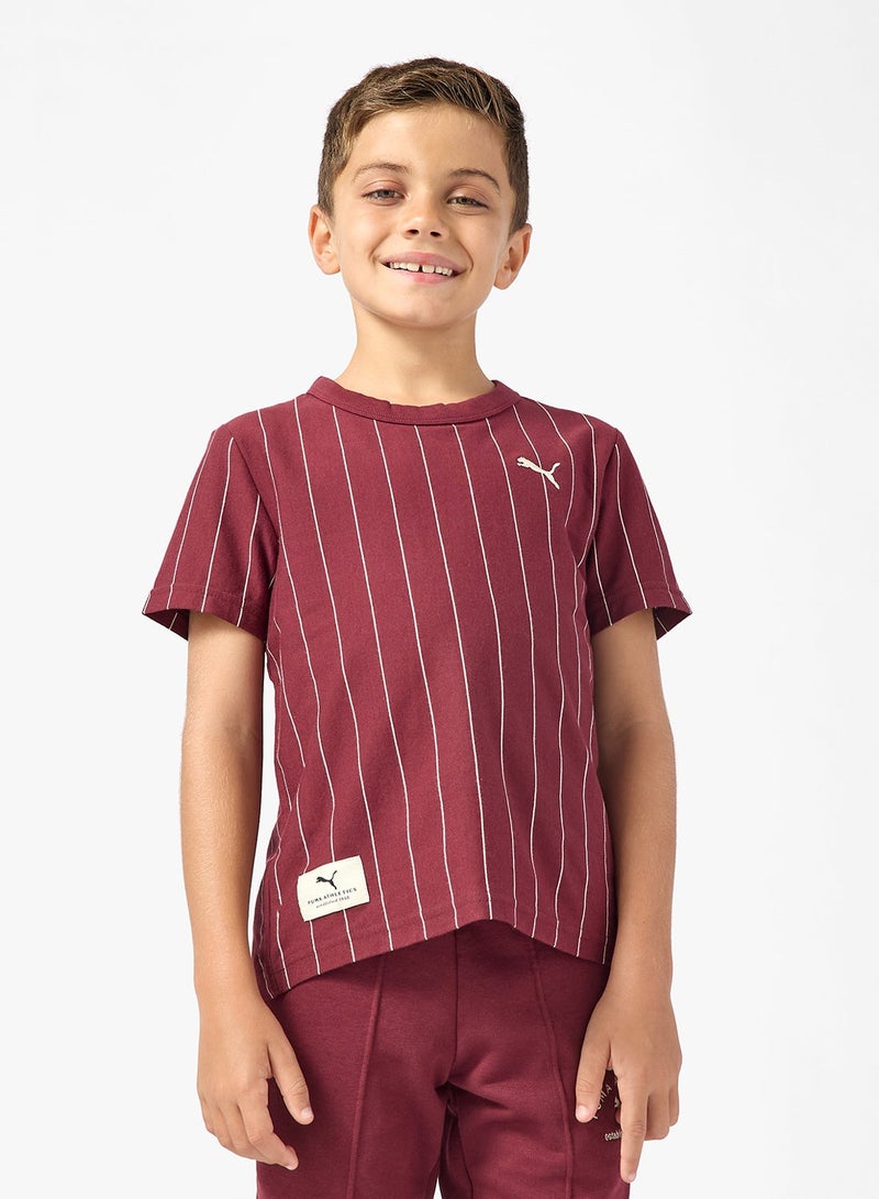 PUMA Kids Classic Striped T-Shirt - Image 1